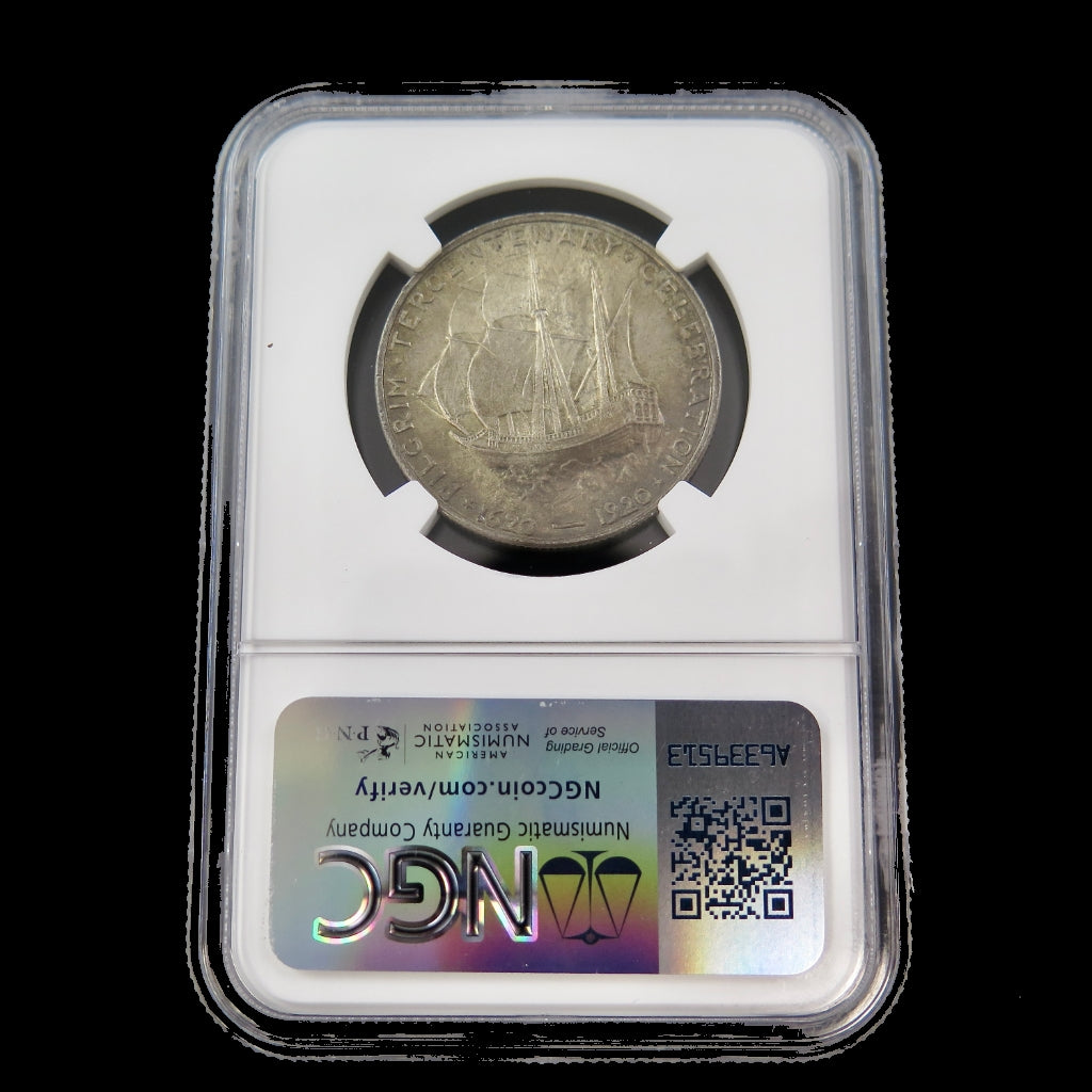 1920 Pilgrim Tercentenary Half Dollar – NGC MS65 – Silver Commemorative - Black Market LLC