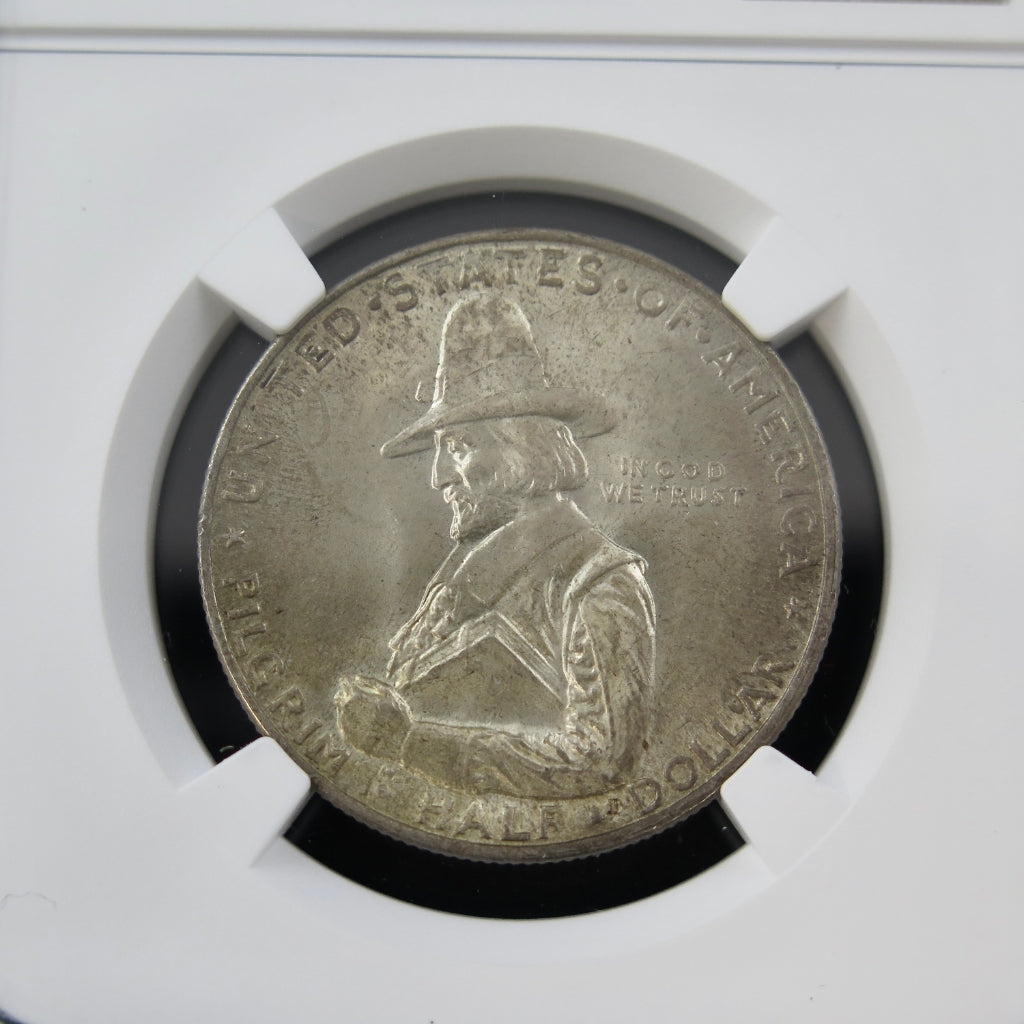 1920 Pilgrim Tercentenary Half Dollar – NGC MS65 – Silver Commemorative - Black Market LLC