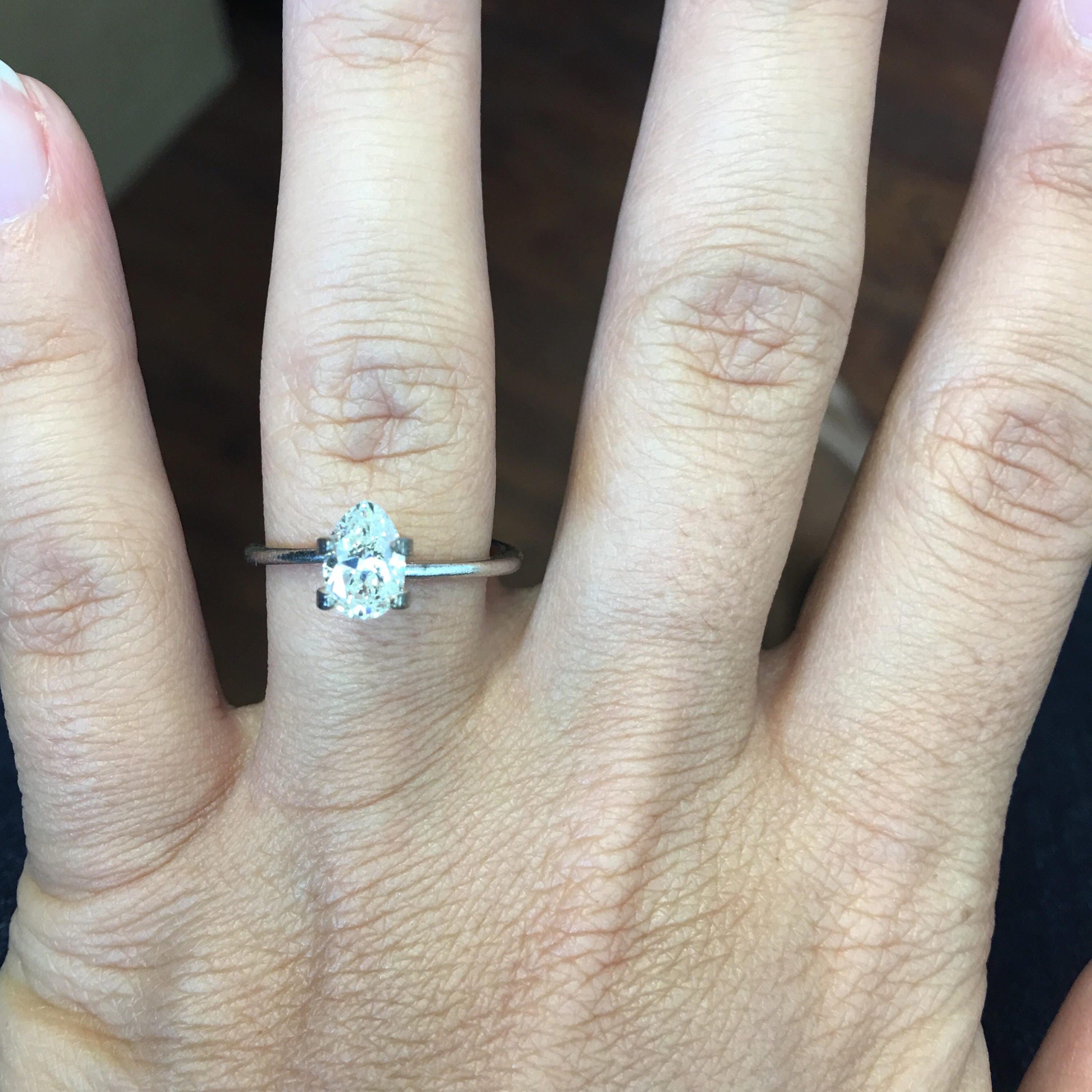 GIA Certified 0.81 CT Pear Cut Diamond – VS1 Clarity, J Color, Loose Stone - Black Market LLC