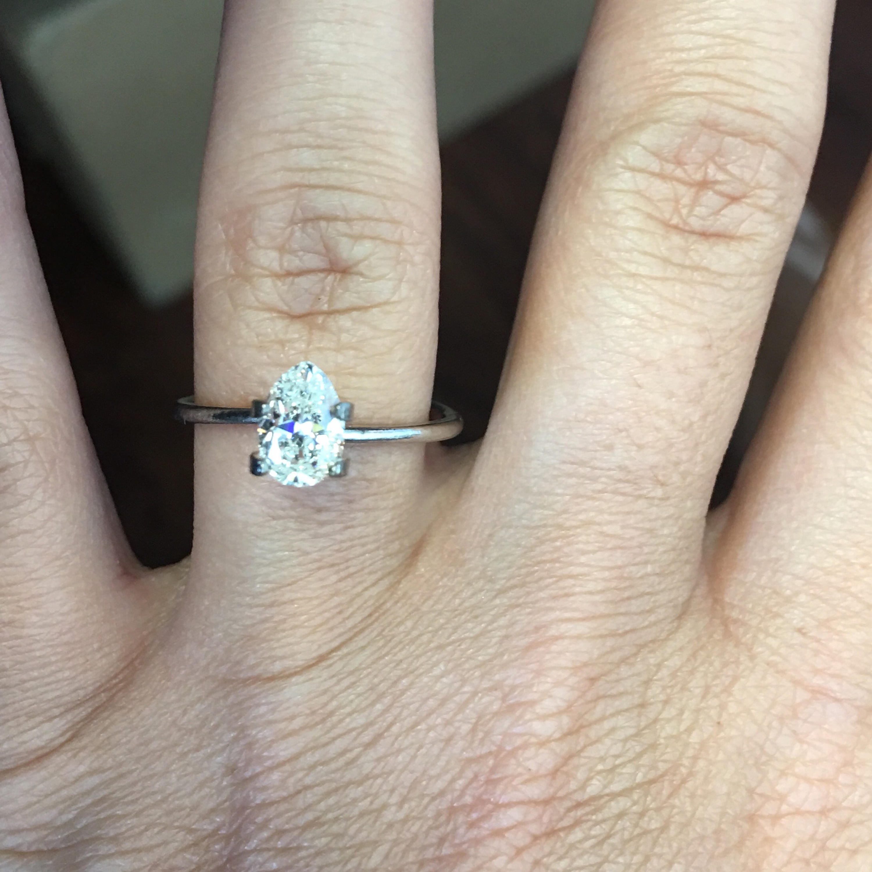 GIA Certified 0.81 CT Pear Cut Diamond – VS1 Clarity, J Color, Loose Stone - Black Market LLC