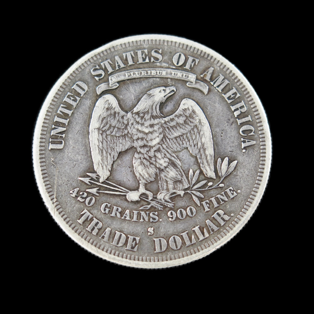 1877-S Trade Dollar – Raw EF – Early U.S. Silver Dollar - Black Market LLC