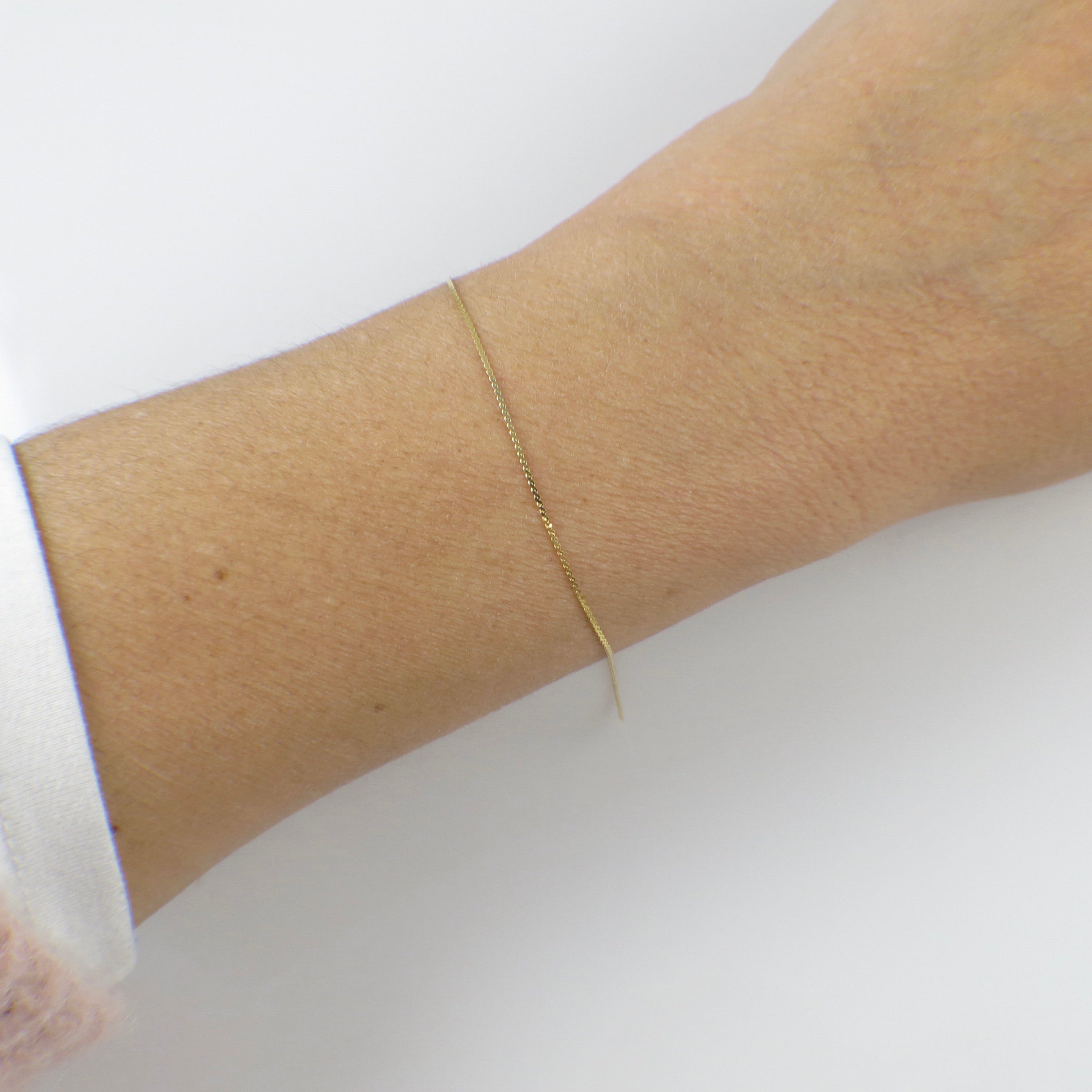 10K Yellow Gold Serpentine Chain Bracelet