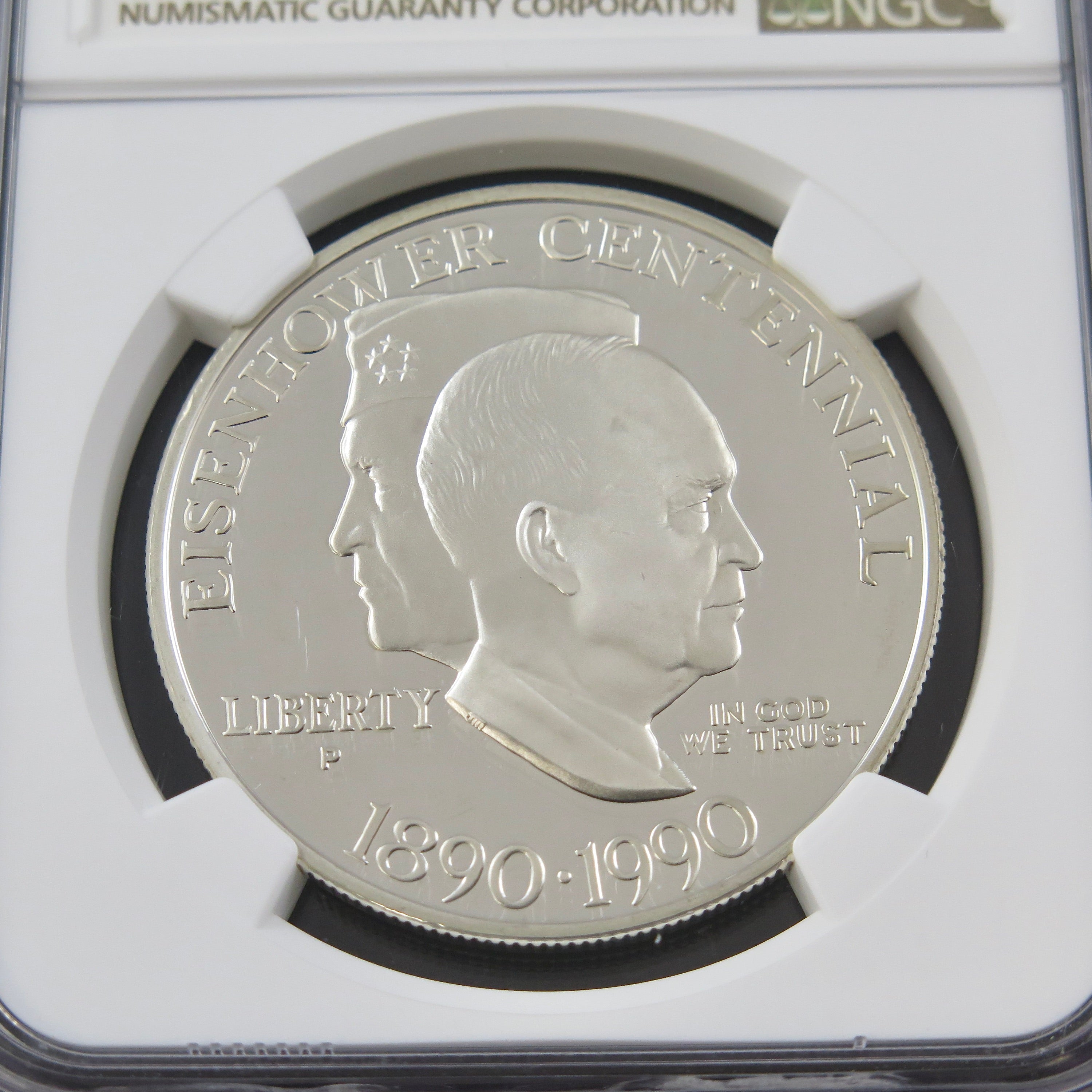 Eisenhower Silver Dollar 1990-P PF69 NGC Ultra Cameo