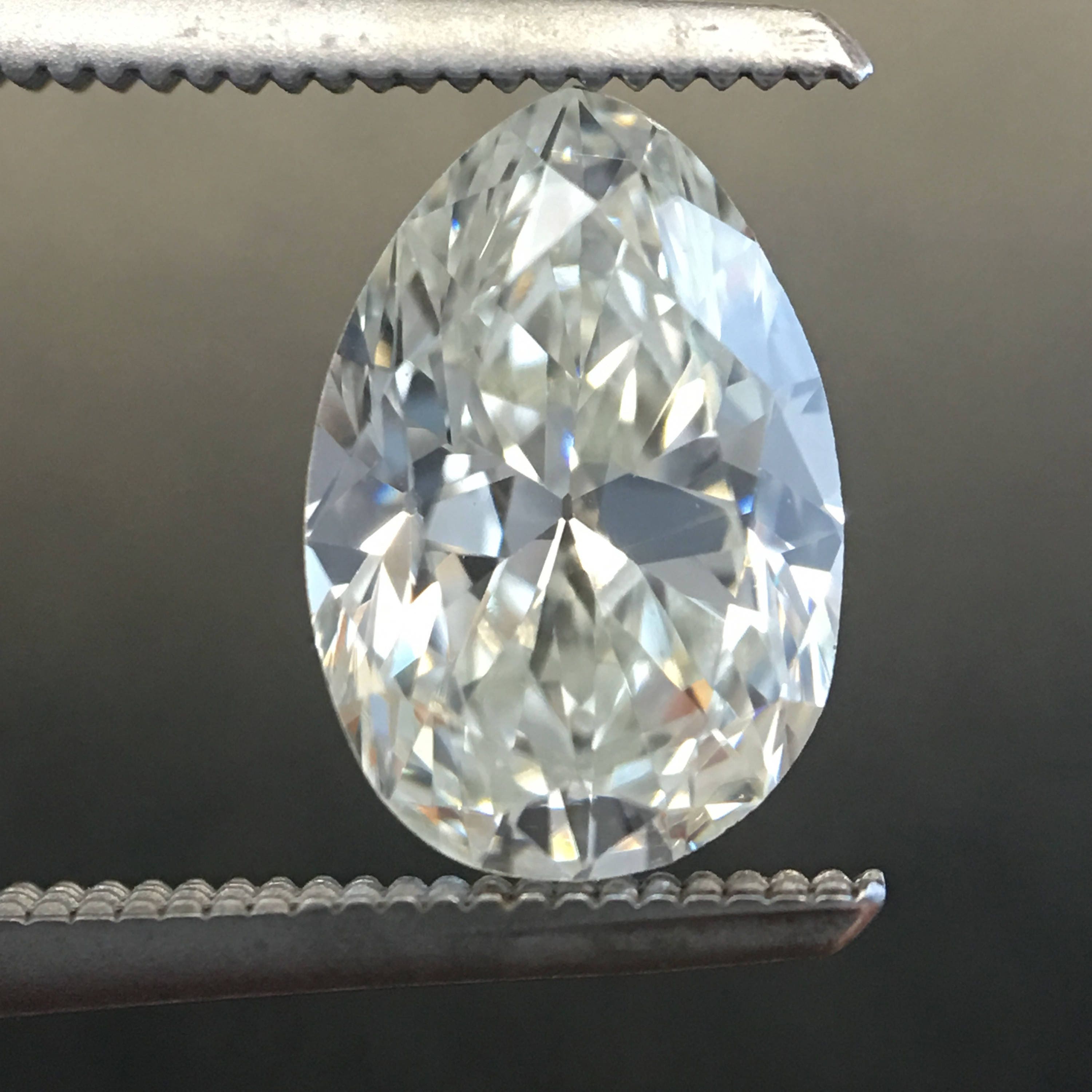 GIA Certified 0.81 CT Pear Cut Diamond – VS1 Clarity, J Color, Loose Stone - Black Market LLC