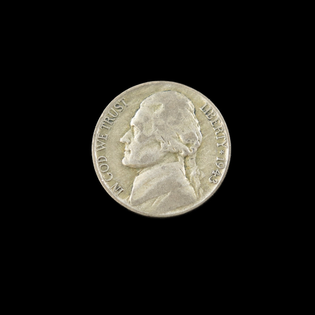 Bulk lot of 20 circulated War Nickels by Black Market LLC featuring 35% silver and totaling over 1 oz of silver content.