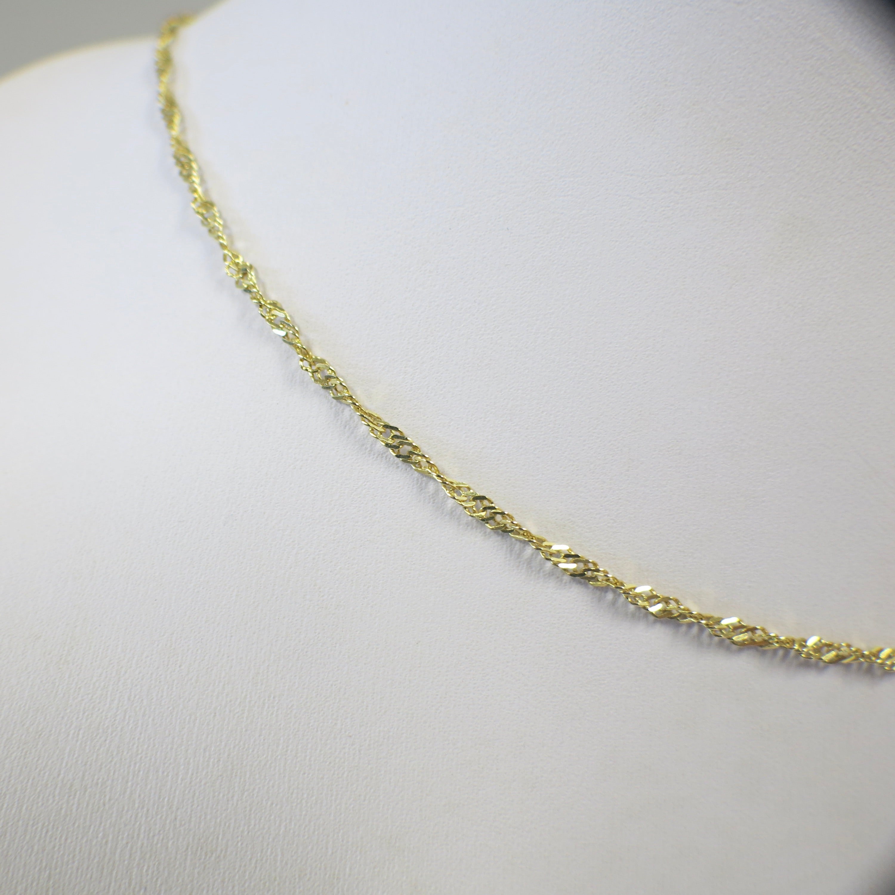 14K Yellow Gold Rope Chain Necklace – 20 Inch, 2MM, 4.1g - Black Market LLC