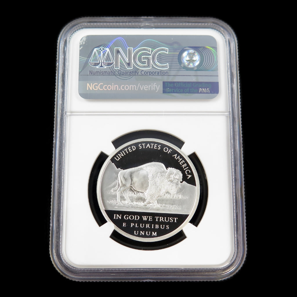 2017 Saint-Gaudens Commemorative – Teddy Roosevelt Rider – 1 oz Silver – NGC PF70 Ultra Cameo – Mercanti Signed - Black Market LLC
