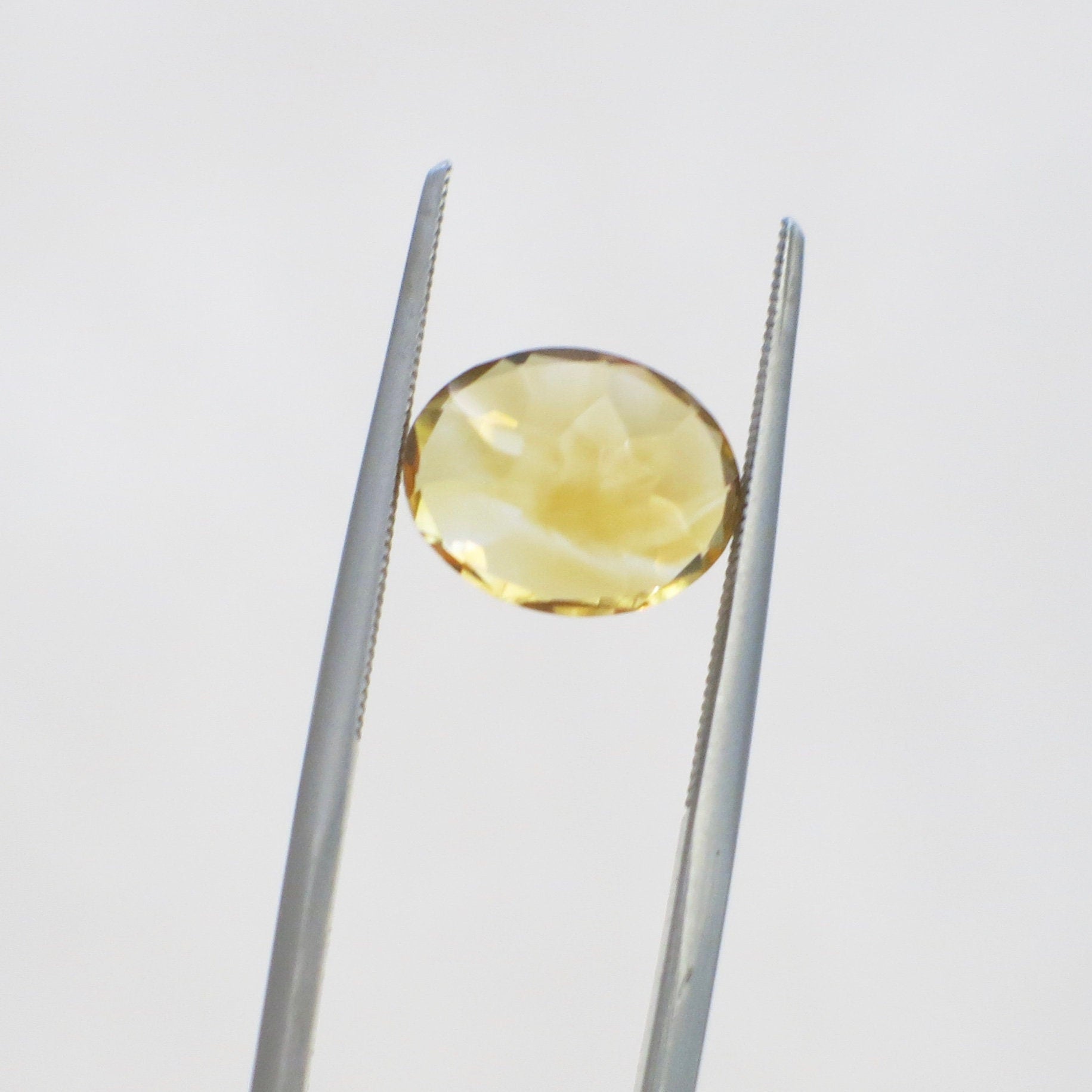 2.78 Carat Citrine Oval Cut Loose Gemstone – 10x8mm Yellow-Orange Quartz - Black Market LLC