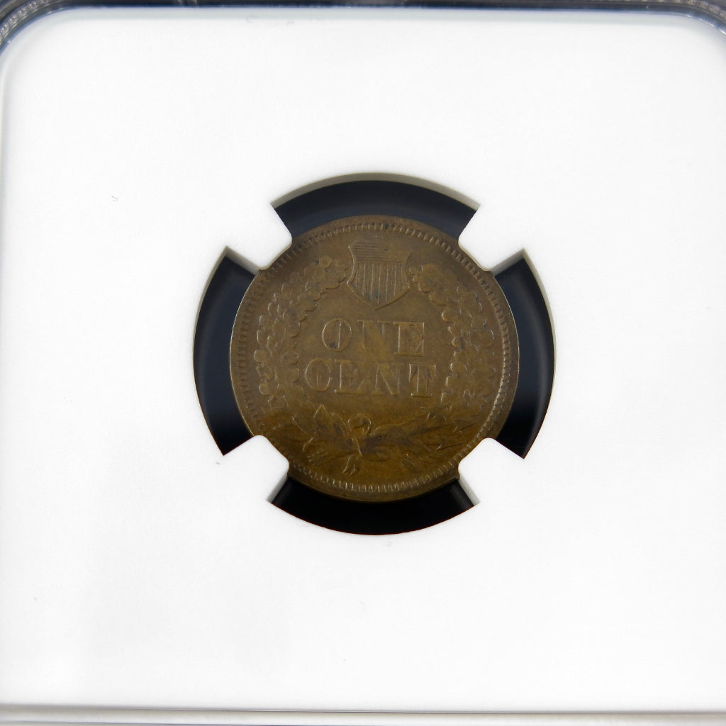 1867/67 Indian Head Cent – FS-301 Doubled Die – NGC F15 – Early U.S. Copper Coin - Black Market LLC
