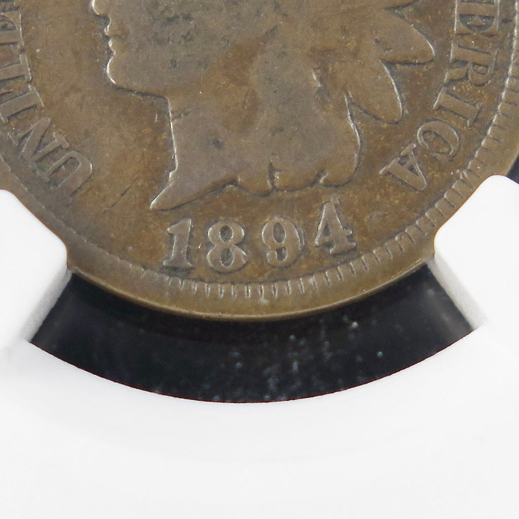 1894/1894 Indian Head Cent – FS-301 Repunched Date – NGC Good Details – Early U.S. Copper Coin - Black Market LLC