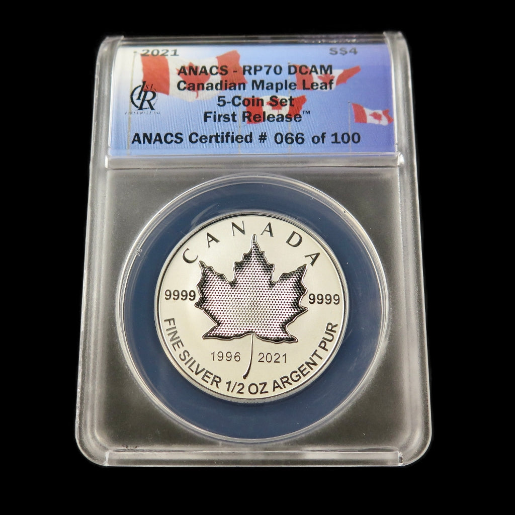 2021 Canada Maple Leaf Fractional Set – ANACS RP70 – First Release – #066/100