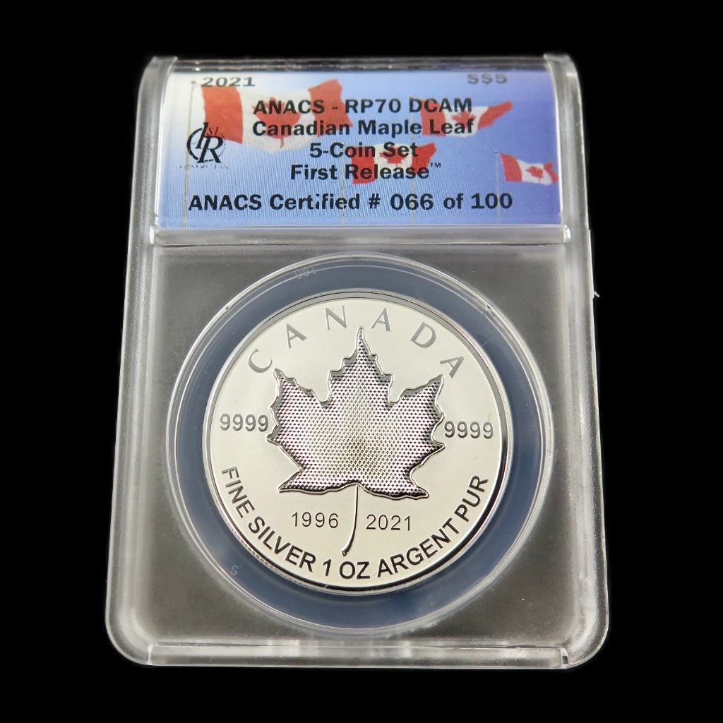 2021 Canada Maple Leaf Fractional Set – ANACS RP70 – First Release – #066/100
