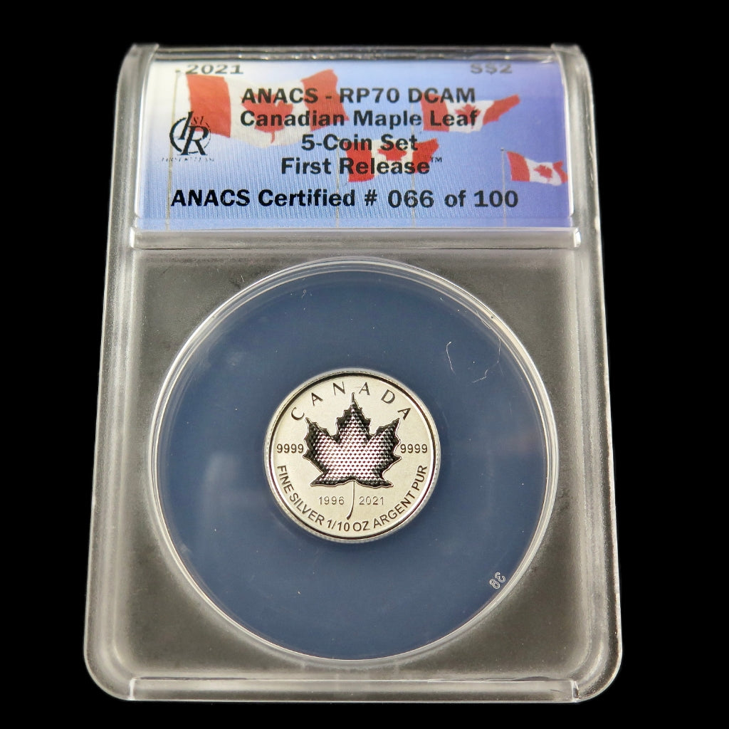 2021 Canada Maple Leaf Fractional Set – ANACS RP70 – First Release – #066/100