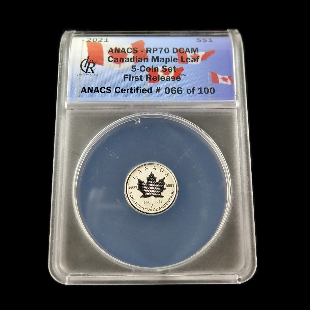 2021 Canada Maple Leaf Fractional Set – ANACS RP70 – First Release – #066/100