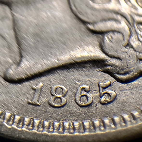 1865 Three Cent Piece (Nickel)