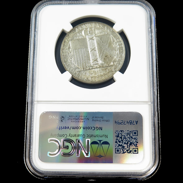1936 Gettysburg Commemorative Half Dollar – NGC MS63 – Certified U.S. Silver Coin