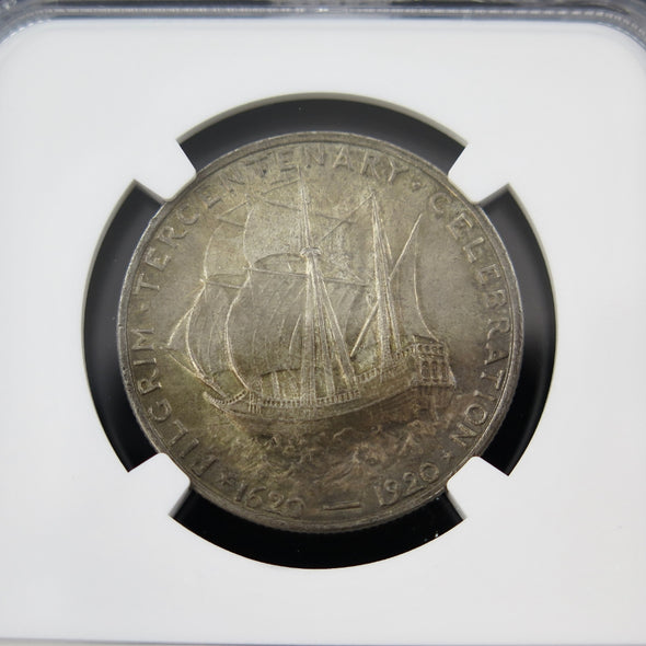 1920 Pilgrim Tercentenary MS65 Half Dollar Silver Commemorative
