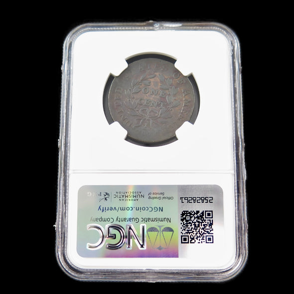 1798 Draped Bust Large Cent – S-174 Second Hair – NGC VF Details
