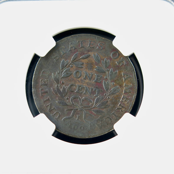 1798 Draped Bust Large Cent – S-174 Second Hair – NGC VF Details
