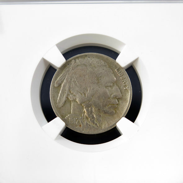 1917 Buffalo Nickel – Two Feathers Variety – NGC VF Details – Early U.S. Five Cent Coin