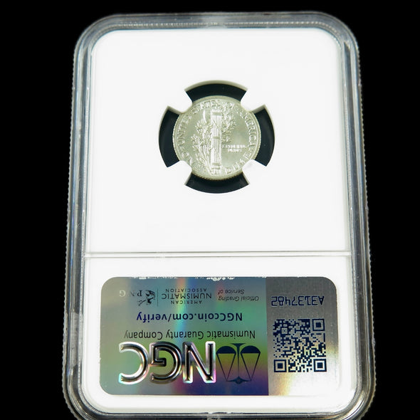 1940-S Mercury Dime – NGC MS64 FB – Certified U.S. Silver Coin