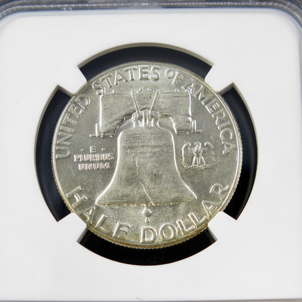 1951 Franklin Half Dollar – Bugs Bunny Variety – NGC AU58 – Certified U.S. Silver Coin