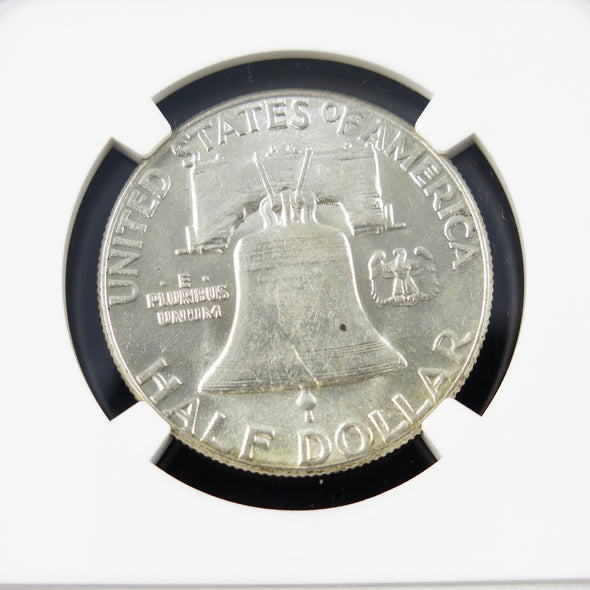 1951 Franklin Half Dollar – Bugs Bunny Variety – NGC MS61 – Certified U.S. Silver Coin