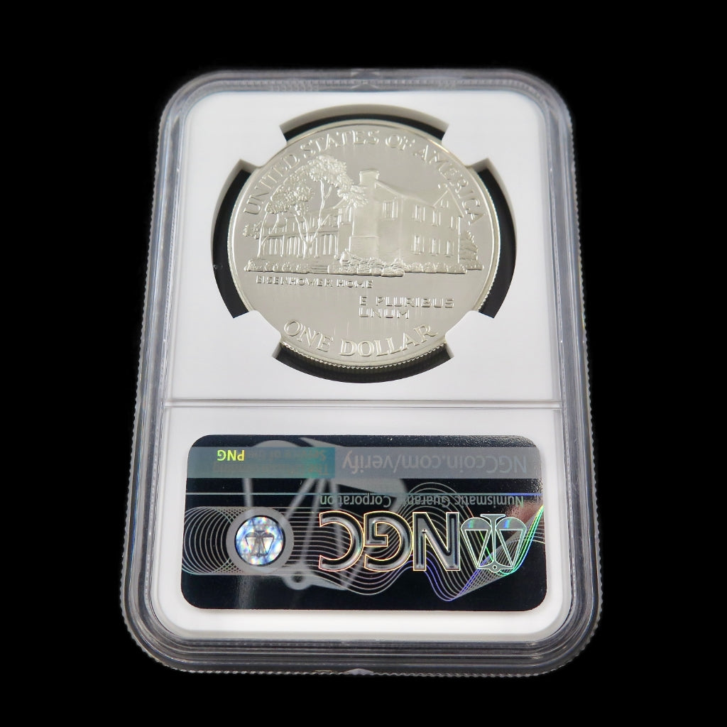 Eisenhower Silver Dollar 1990-P PF69 NGC Ultra Cameo