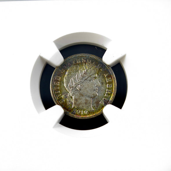 1910 Barber Dime – NGC Unc Details – Early U.S. Silver Coin