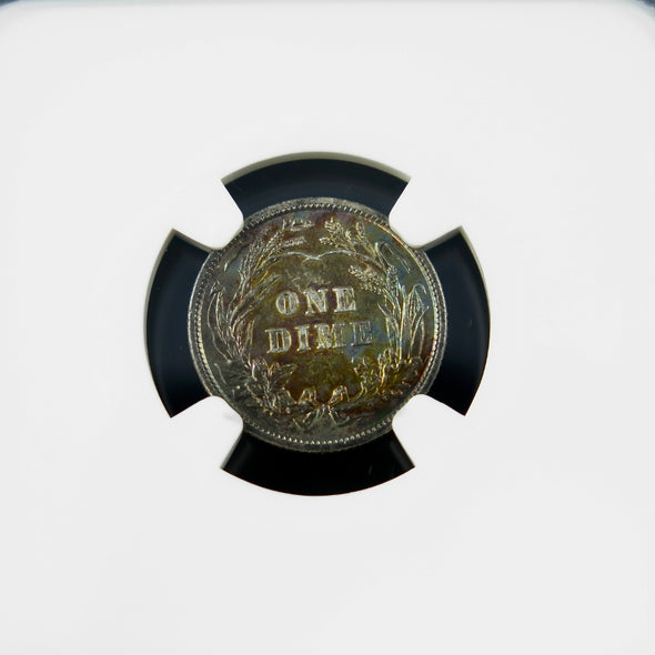 1910 Barber Dime – NGC Unc Details – Early U.S. Silver Coin