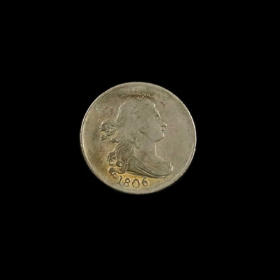 1806 Half Cent Draped Bust Small 6 No Stems