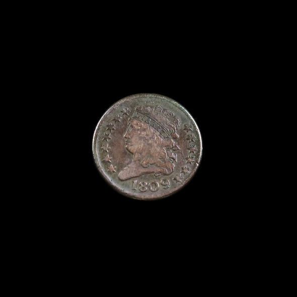 1809/6 Half Cent Classic Head 9 Over Inverted 9