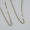 14K Yellow Gold Box Chain Necklace – 20 Inch 0.9mm Fine Gold Chain - Black Market LLC
