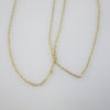14K Yellow Gold Rope Chain Necklace | 16.5 Inch Fine Dainty Layering Chain - Black Market LLC