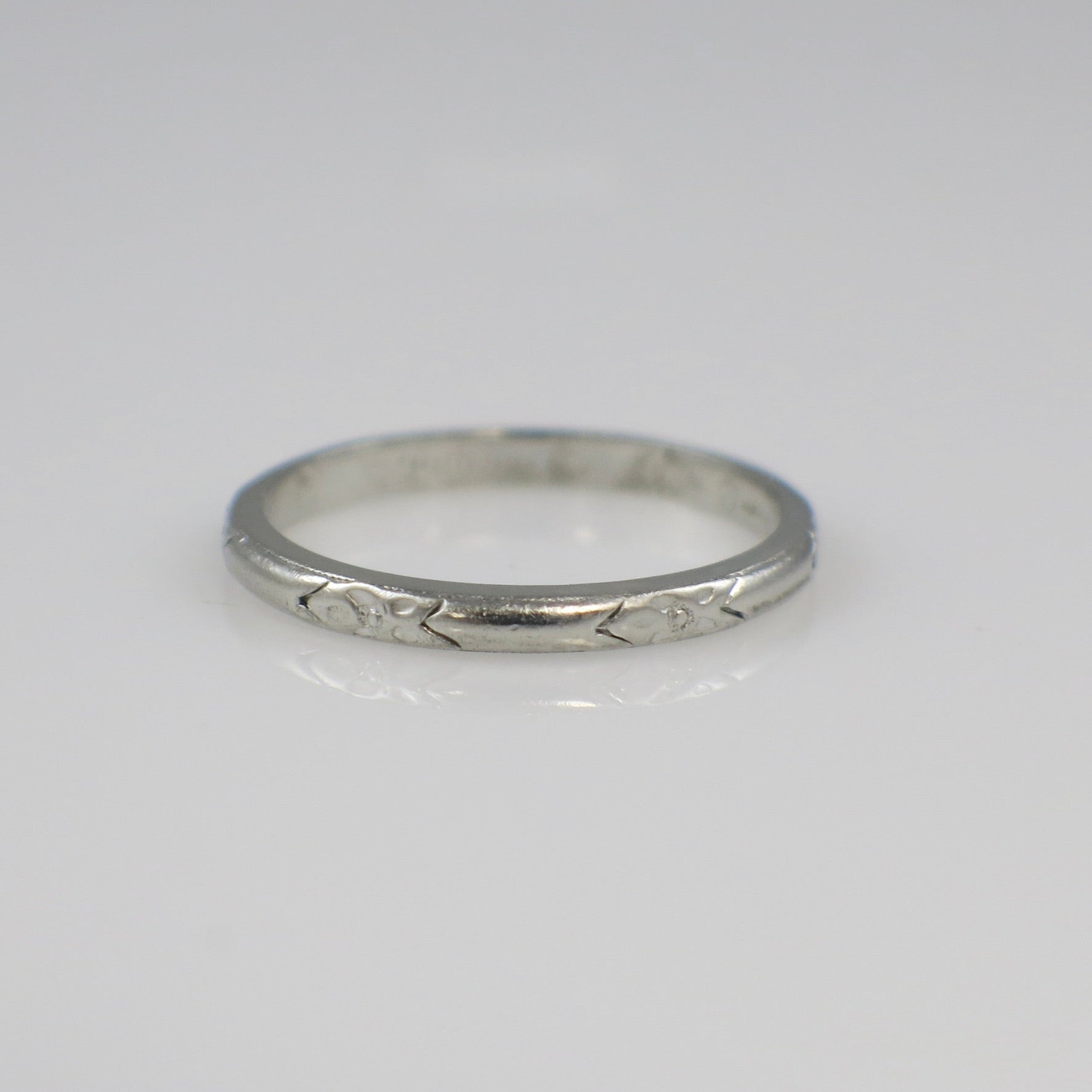 Platinum 2mm Classic Wedding Band Size 7 - Black Market LLC