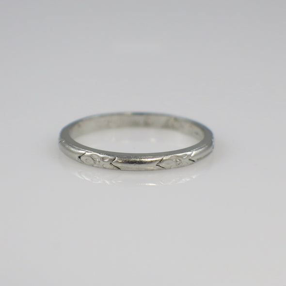 Platinum 2mm Classic Wedding Band Size 7