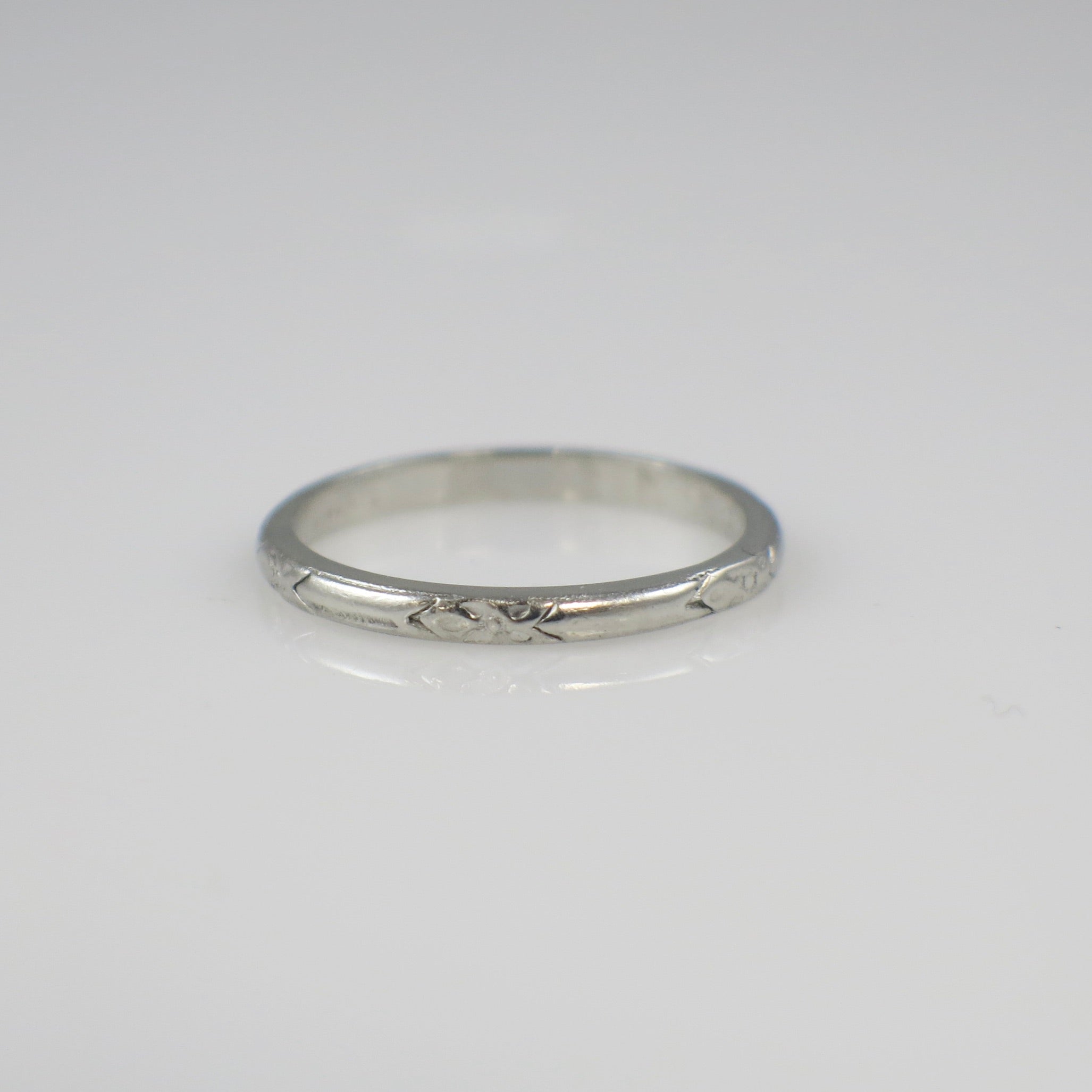 Platinum 2mm Classic Wedding Band Size 7 - Black Market LLC