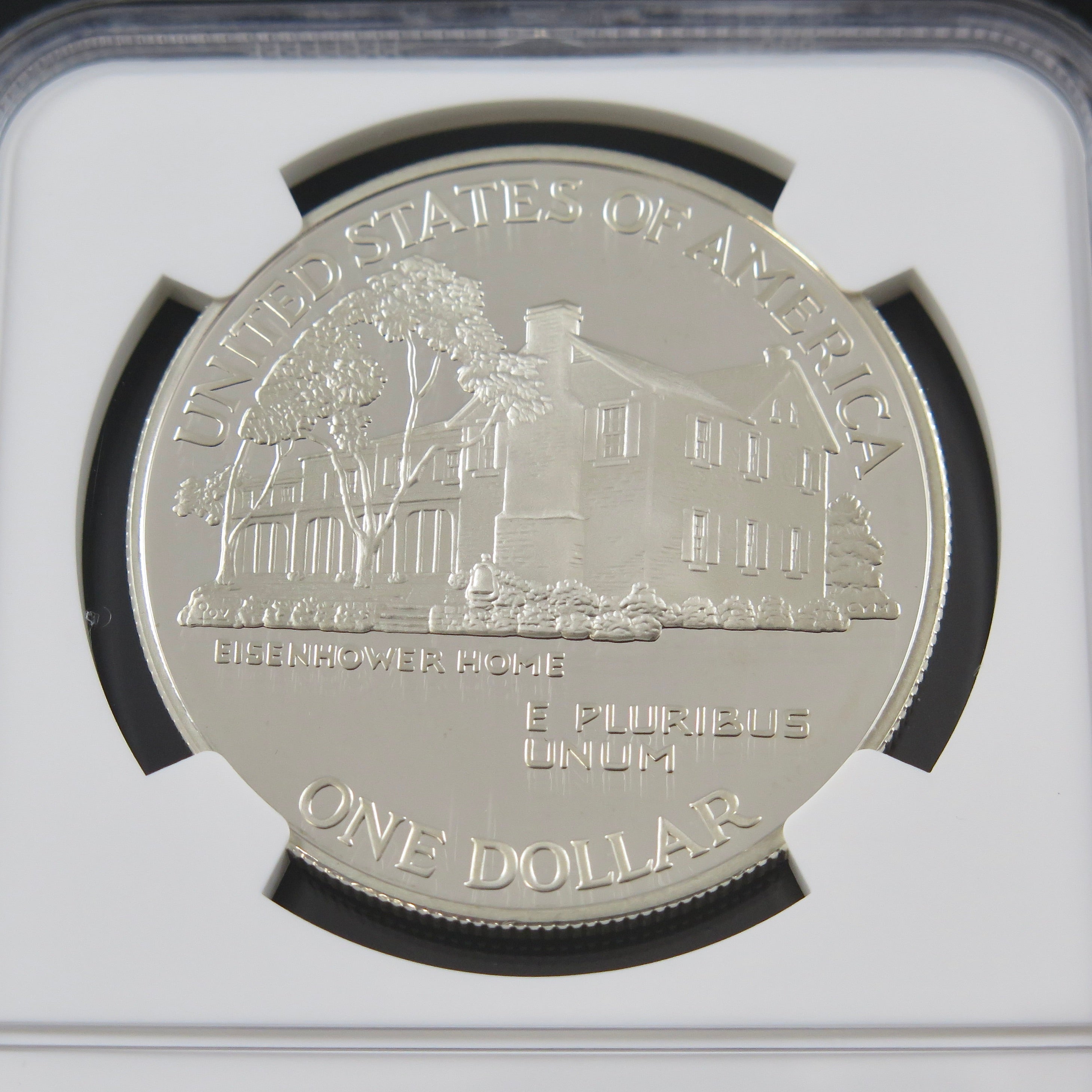Eisenhower Silver Dollar 1990-P PF69 NGC Ultra Cameo