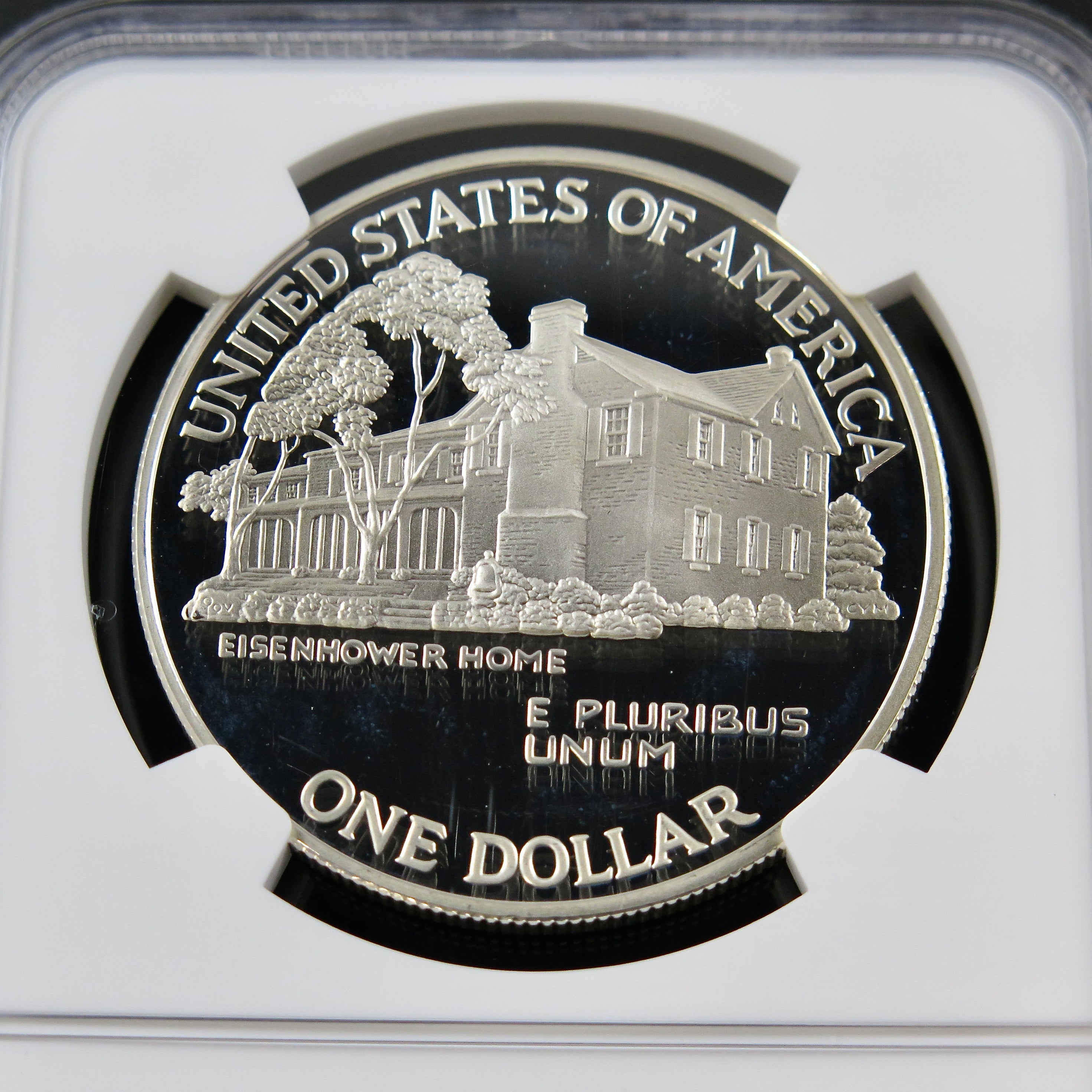 Eisenhower Silver Dollar 1990-P PF69 NGC Ultra Cameo