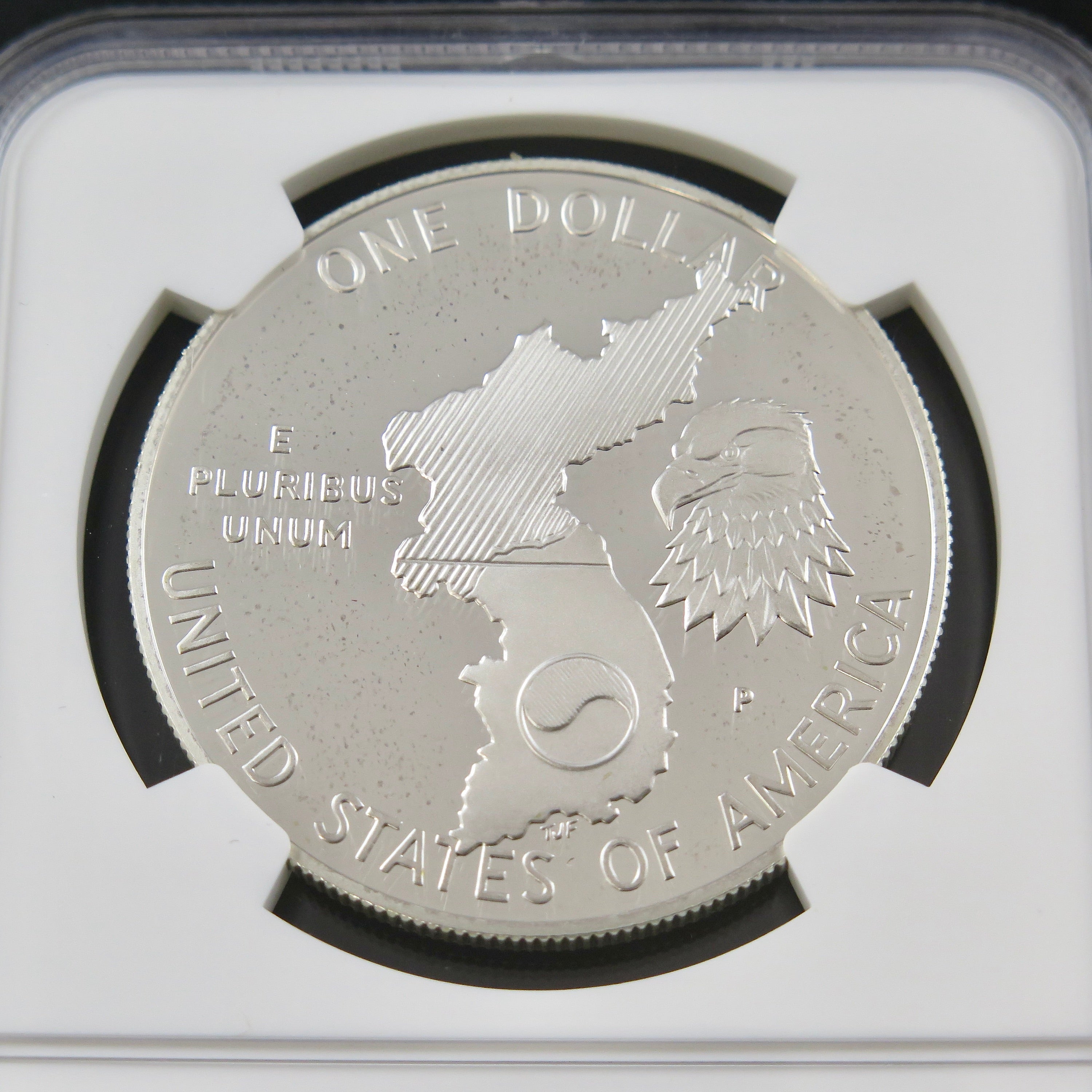 Korean War Silver Dollar 1991-P PF69 NGC Ultra Cameo