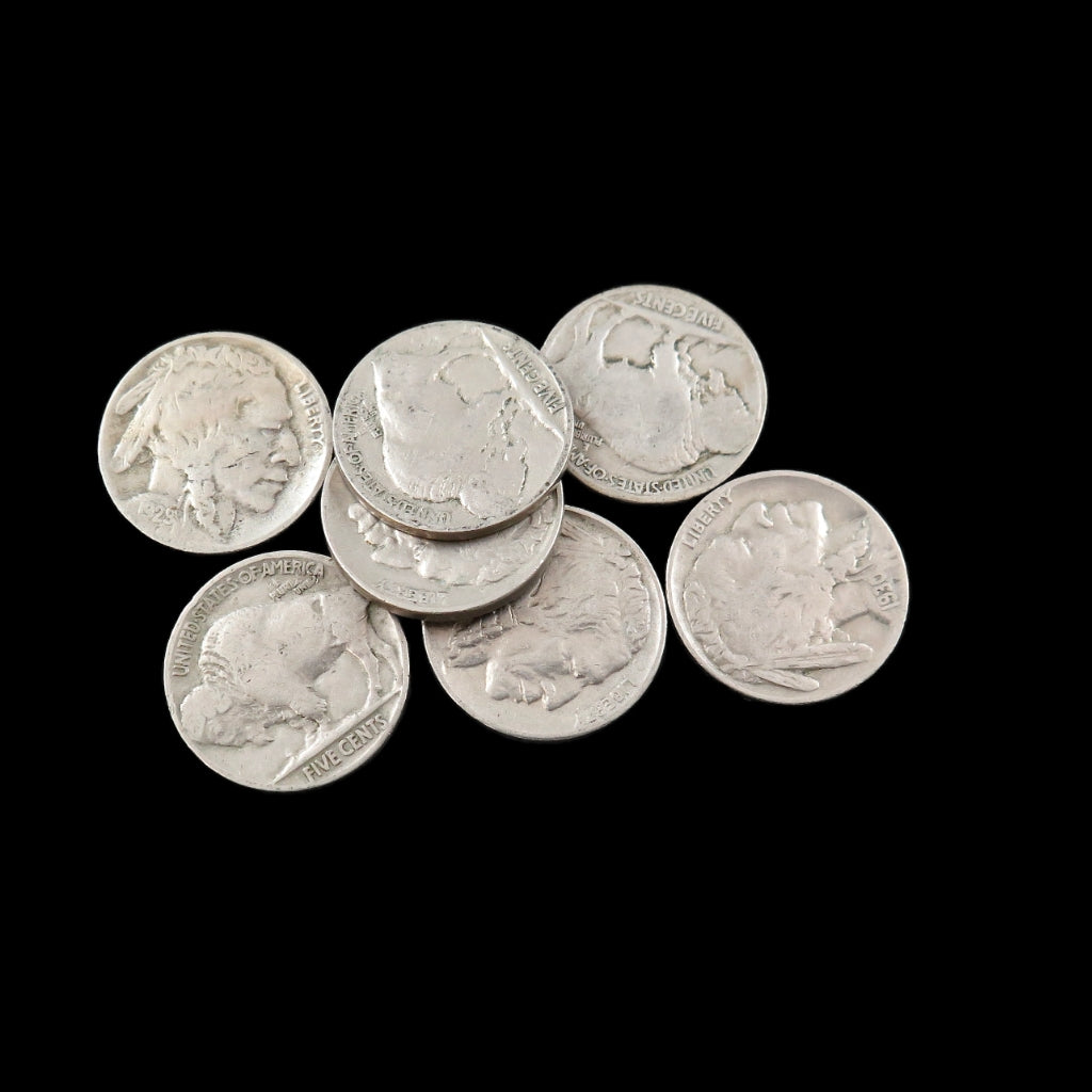 Buffalo Nickel Rolls – 40 Coins – Circulated – Bulk U.S. Coinage