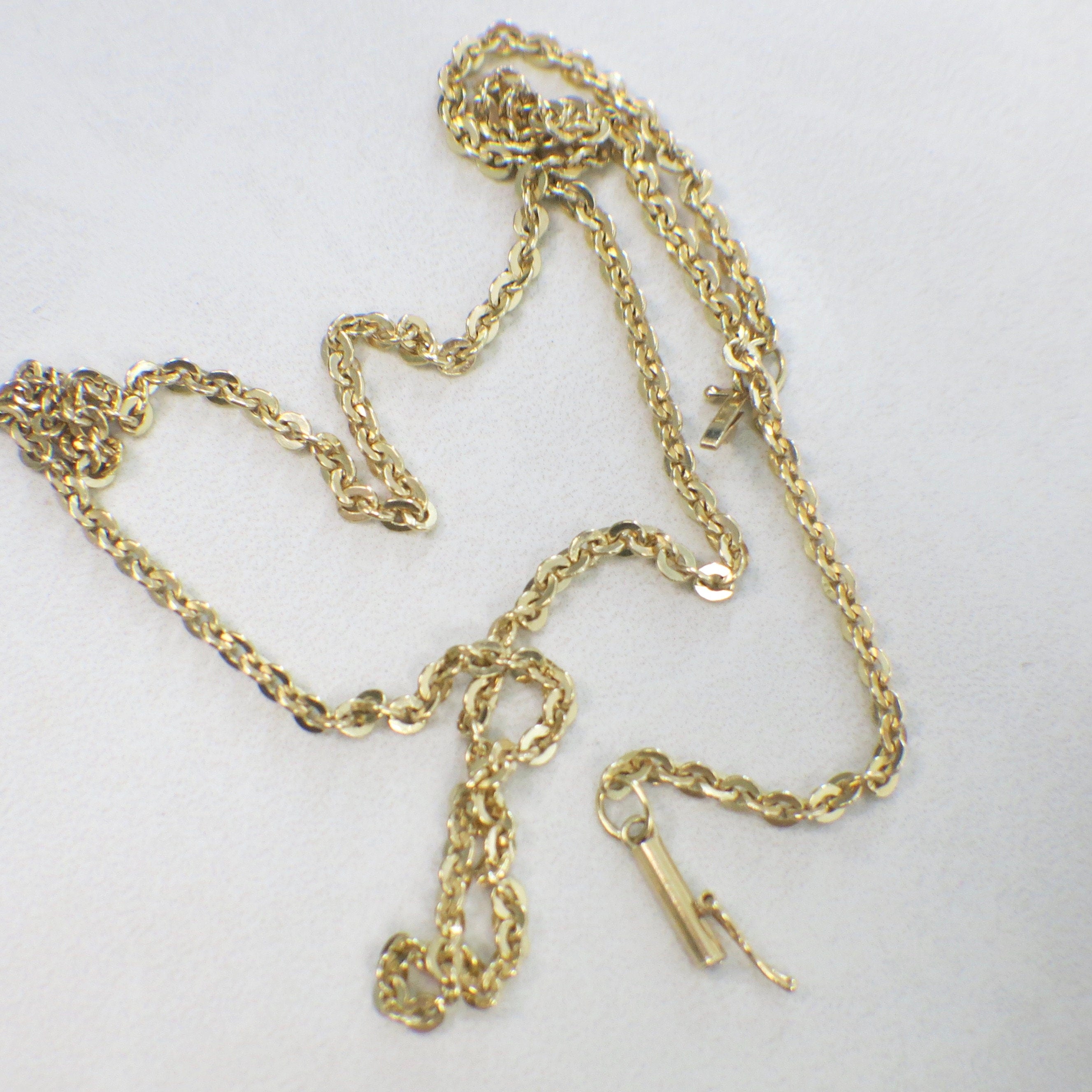 14K Yellow Gold Chain Necklace – 20" Solid Gold, 2.6 mm, 8.2 g - Black Market LLC
