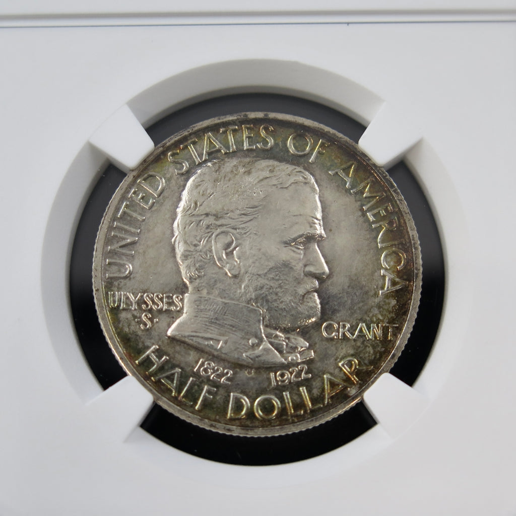 1922 Grant Memorial Half Dollar – No Star – NGC MS63 – Silver Commemorative - Black Market LLC