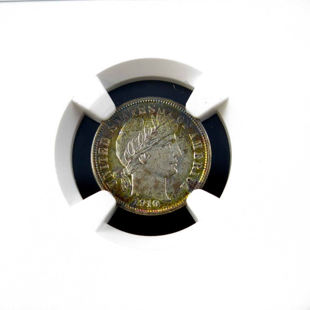 1910 Barber Dime – NGC Unc Details – Early U.S. Silver Coin - Black Market LLC