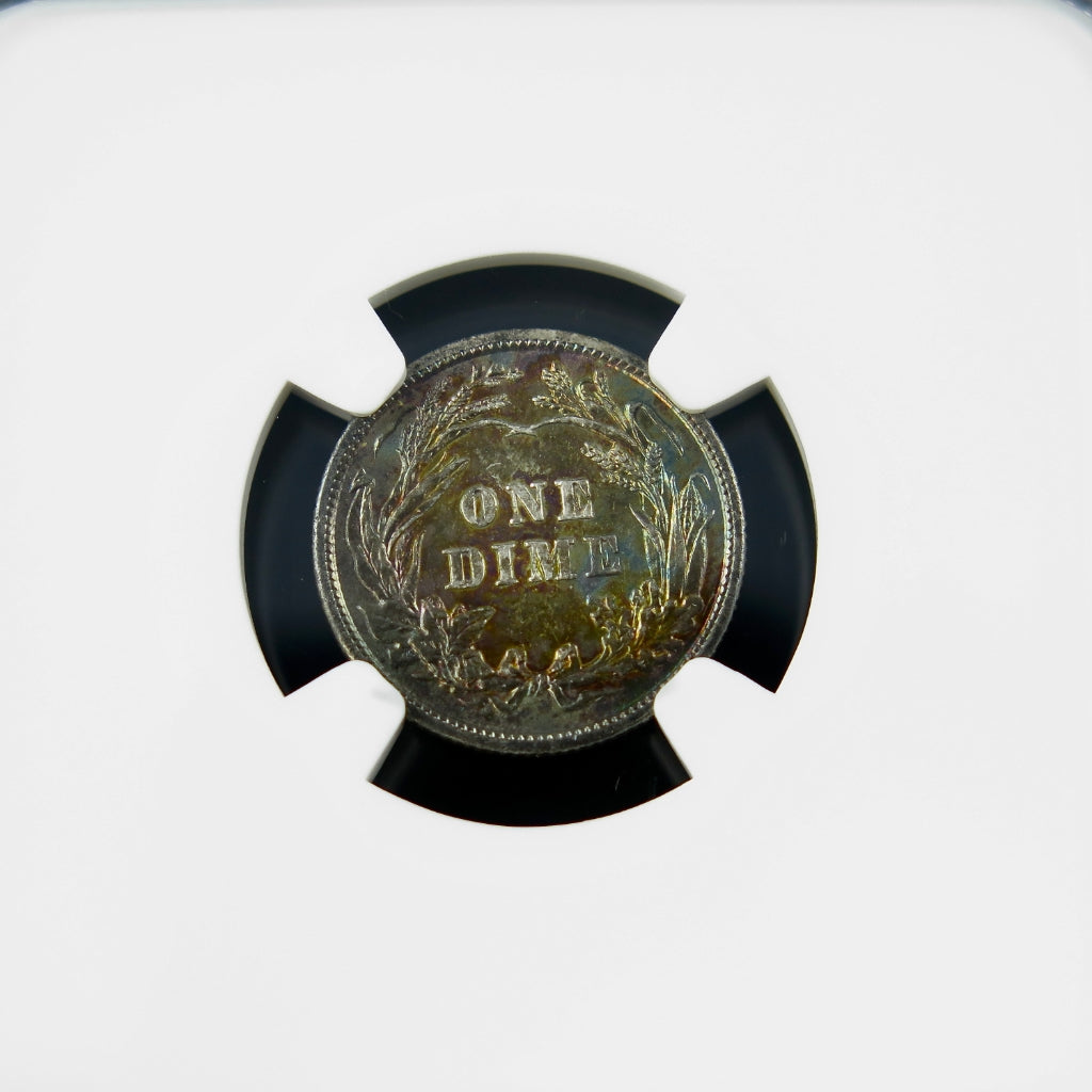 1910 Barber Dime – NGC Unc Details – Early U.S. Silver Coin - Black Market LLC