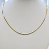14K Yellow Gold Flat Box Chain Necklace | 20 Inch, 2.5 mm Wide, 13g Vintage Unisex - Black Market LLC