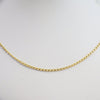 14K Yellow Gold Oval Curb Chain Necklace – 24", 2.2 mm, 7.3 g - Black Market LLC