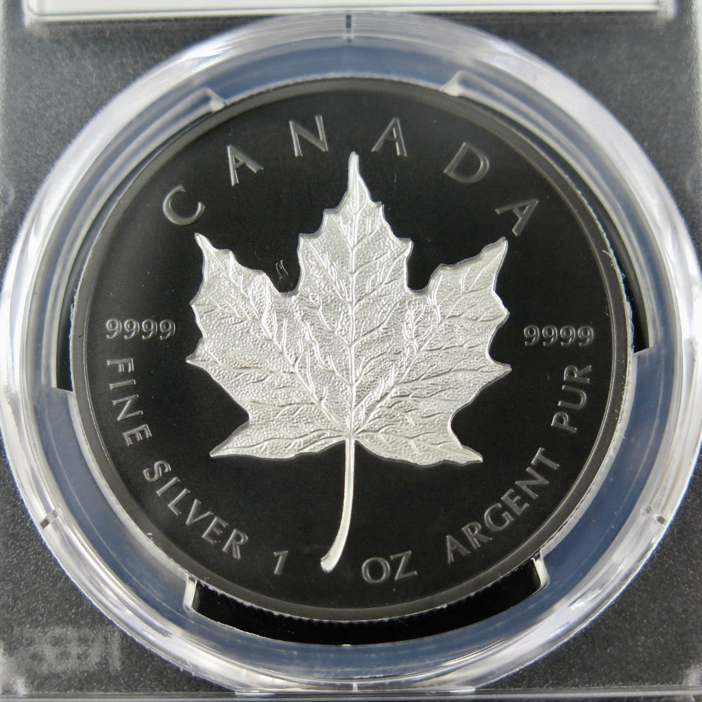 2020 Canada Maple Leaf – 1 oz Silver – PCGS PR70 – FDOI – Blunt Signed