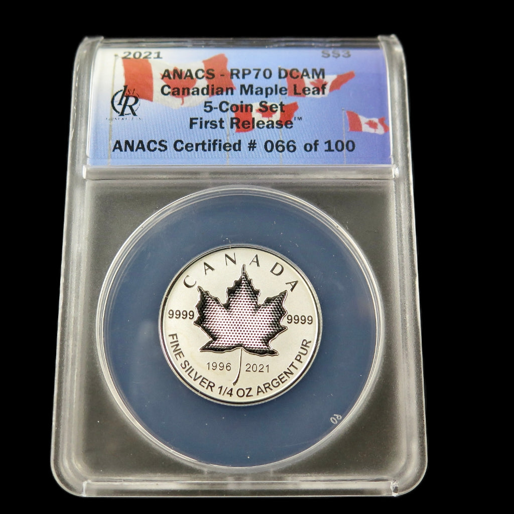 2021 Canada Maple Leaf Fractional Set – ANACS RP70 – First Release – #066/100