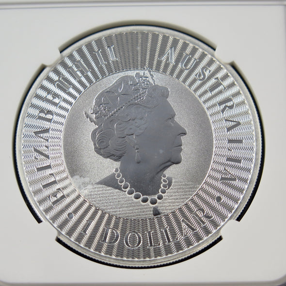 2020-P Australia $1 Silver Kangaroo – 1 oz .9999 Silver – NGC MS69 – Perth Mint Bullion Coin - Black Market LLC